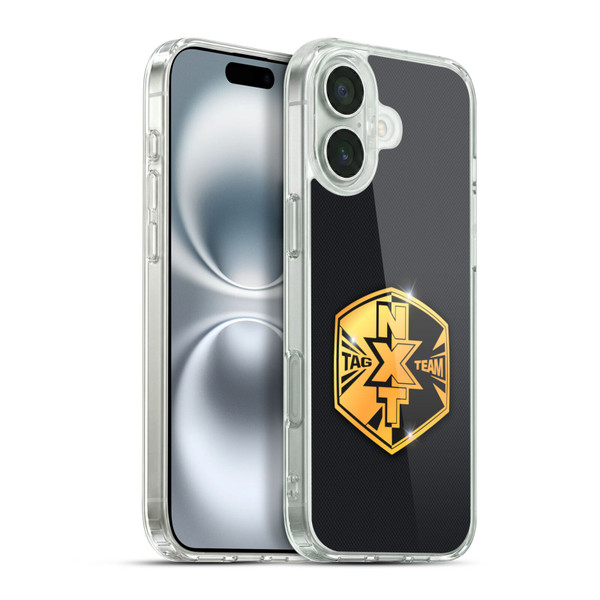 WWE Title Belts NXT Tag Team Soft Gel Case for Apple iPhone 16 Plus & MagSafe