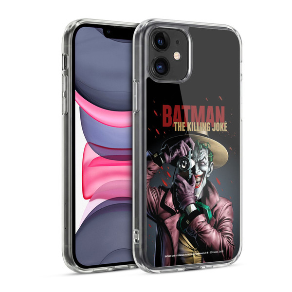 Batman DC Comics Famous Comic Book Covers Joker The Killing Joke Soft Gel Case for Apple iPhone 11