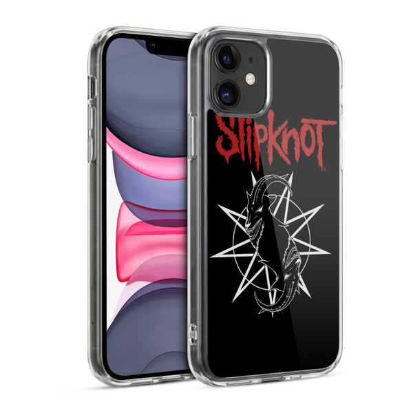 Slipknot Key Art Goat Logo Soft Gel Case for Apple iPhone 11
