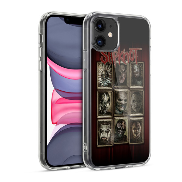 Slipknot Key Art Covered Faces Soft Gel Case for Apple iPhone 11