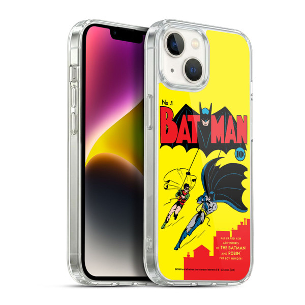 Batman DC Comics Famous Comic Book Covers Robin Number 1 Soft Gel Case for Apple iPhone 14