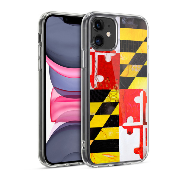 Artpoptart Flags Maryland Soft Gel Case for Apple iPhone 11
