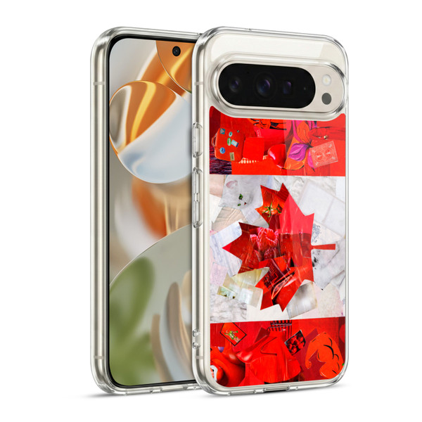 Artpoptart Flags Canada Soft Gel Case for Google Pixel 9 / Pixel 9 Pro