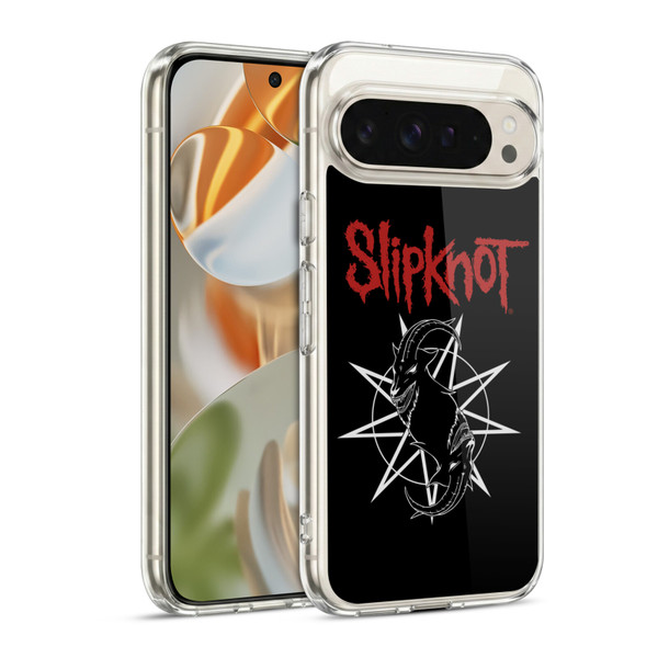 Slipknot Key Art Goat Logo Soft Gel Case for Google Pixel 9 / Pixel 9 Pro