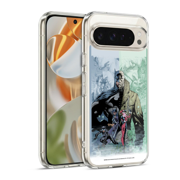 Batman DC Comics Famous Comic Book Covers Hush Harley Quinn Superman Soft Gel Case for Google Pixel 9 / Pixel 9 Pro