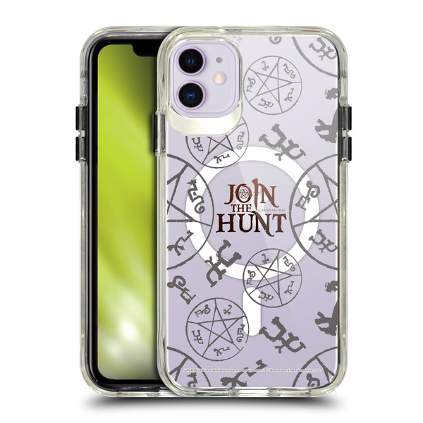 Supernatural Character Art Join The Hunt SHOCKPROOF BUMPER CASE COMPATIBLE WITH Apple iPhone 11 & MAGSAFE