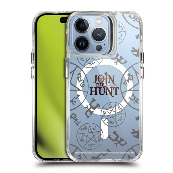 Supernatural Character Art Join The Hunt SHOCKPROOF BUMPER CASE COMPATIBLE WITH Apple iPhone 13 Pro & MAGSAFE