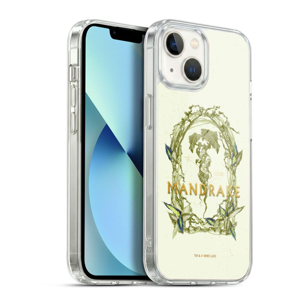 Harry Potter Deathly Hallows XXXI Mandrake Soft Gel Case for Apple iPhone 13
