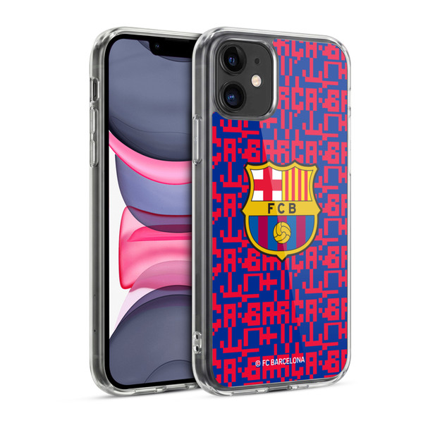 FC Barcelona Graphics Pattern Soft Gel Case for Apple iPhone 11