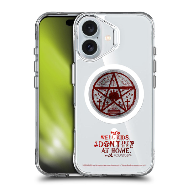 Supernatural Character Art Hunter's Code SHOCKPROOF BUMPER CASE COMPATIBLE WITH Apple iPhone 16 & MAGSAFE
