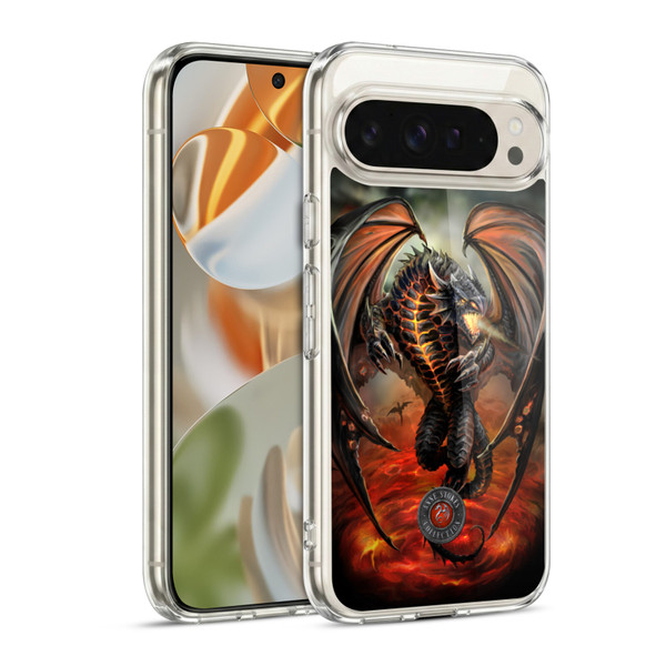 Anne Stokes Dragons Lava Soft Gel Case for Google Pixel 9 / Pixel 9 Pro