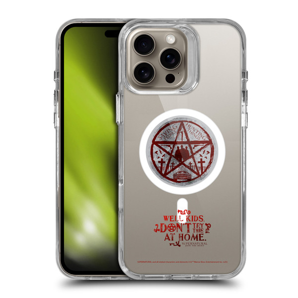 Supernatural Character Art Hunter's Code SHOCKPROOF BUMPER CASE COMPATIBLE WITH Apple iPhone 16 Pro Max & MAGSAFE