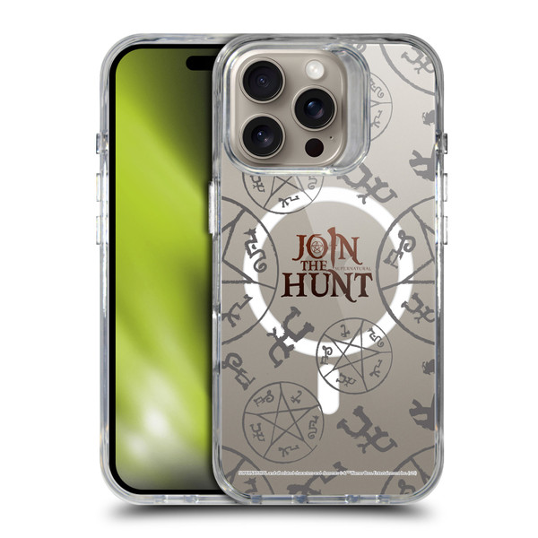 Supernatural Character Art Join The Hunt SHOCKPROOF BUMPER CASE COMPATIBLE WITH Apple iPhone 16 Pro & MAGSAFE