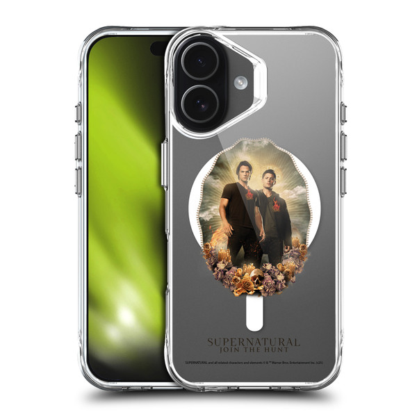 Supernatural Character Art Dean & Sam Halo SHOCKPROOF BUMPER CASE COMPATIBLE WITH Apple iPhone 17 & MAGSAFE