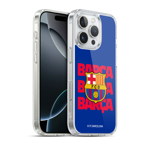 FC Barcelona Graphics Barca Crest Soft Gel Case for Apple iPhone 16 Pro & MagSafe