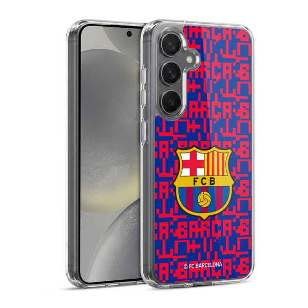 FC Barcelona Graphics Pattern Soft Gel Case for Samsung Galaxy S24 5G & MagSafe