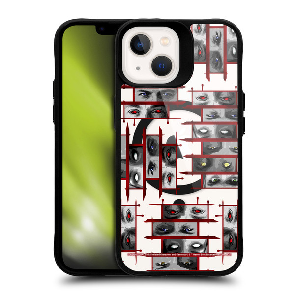 Supernatural Character Art Shadow Hunters BLACK SHOCKPROOF BUMPER CASE COMPATIBLE WITH Apple iPhone 13 & MAGSAFE
