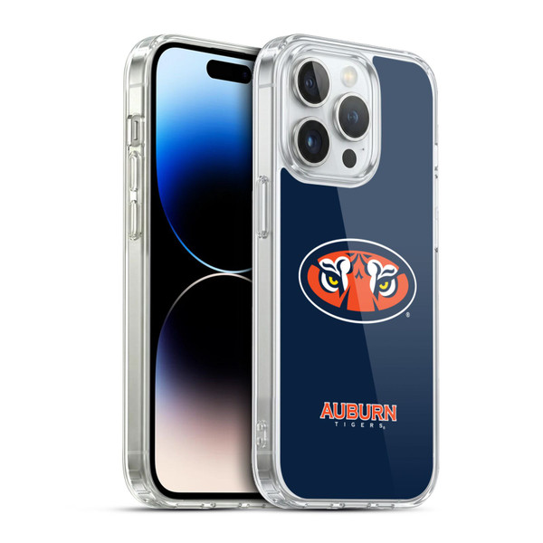 Auburn University AU Auburn University Plain Soft Gel Case for Apple iPhone 13 Pro & MagSafe