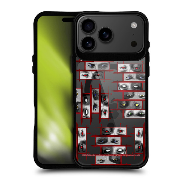 Supernatural Character Art Shadow Hunters BLACK SHOCKPROOF BUMPER CASE COMPATIBLE WITH Apple iPhone 17 Pro Max & MAGSAFE
