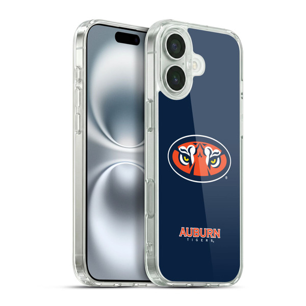 Auburn University AU Auburn University Plain Soft Gel Case for Apple iPhone 16 Plus & MagSafe