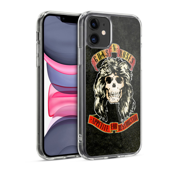 Guns N' Roses Vintage Adler Soft Gel Case for Apple iPhone 11