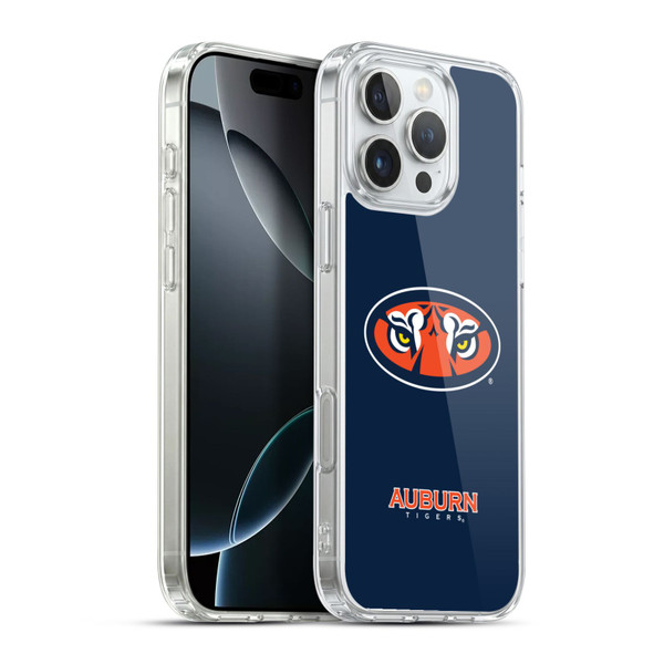 Auburn University AU Auburn University Plain Soft Gel Case for Apple iPhone 16 Pro Max & MagSafe