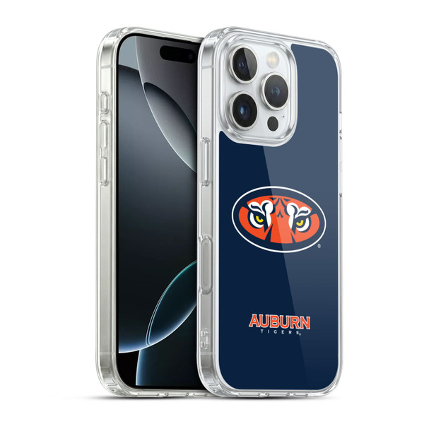 Auburn University AU Auburn University Plain Soft Gel Case for Apple iPhone 16 Pro & MagSafe