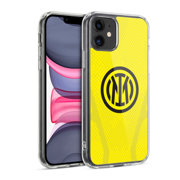 Fc Internazionale Milano 2022/23 Crest Kit Third Soft Gel Case for Apple iPhone 11