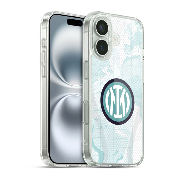 Fc Internazionale Milano 2022/23 Crest Kit Away Soft Gel Case for Apple iPhone 16 & MagSafe