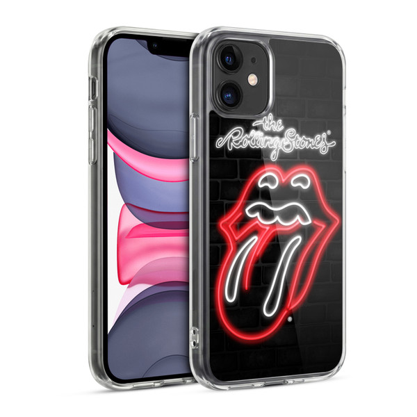 The Rolling Stones Licks Collection Neon Soft Gel Case for Apple iPhone 11