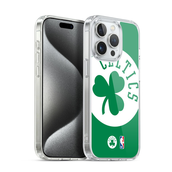 NBA Boston Celtics Logo Oversized Soft Gel Case for Apple iPhone 15 Pro & MagSafe