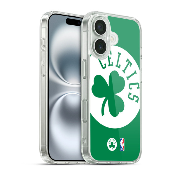 NBA Boston Celtics Logo Oversized Soft Gel Case for Apple iPhone 16 & MagSafe