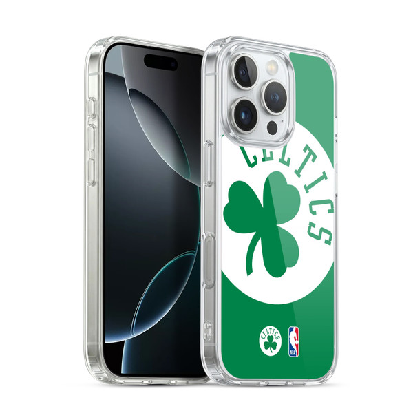 NBA Boston Celtics Logo Oversized Soft Gel Case for Apple iPhone 16 Pro & MagSafe