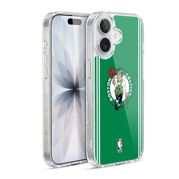 NBA Boston Celtics Logo Green Design Soft Gel Case for Apple iPhone 17