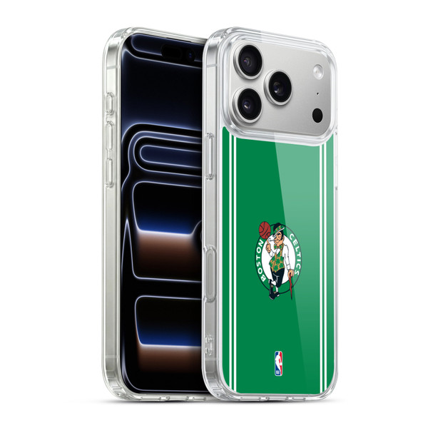 NBA Boston Celtics Logo Green Design Soft Gel Case for Apple iPhone 17 Pro Max