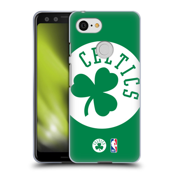 NBA Boston Celtics Logo Oversized Soft Gel Case for Google Pixel 3