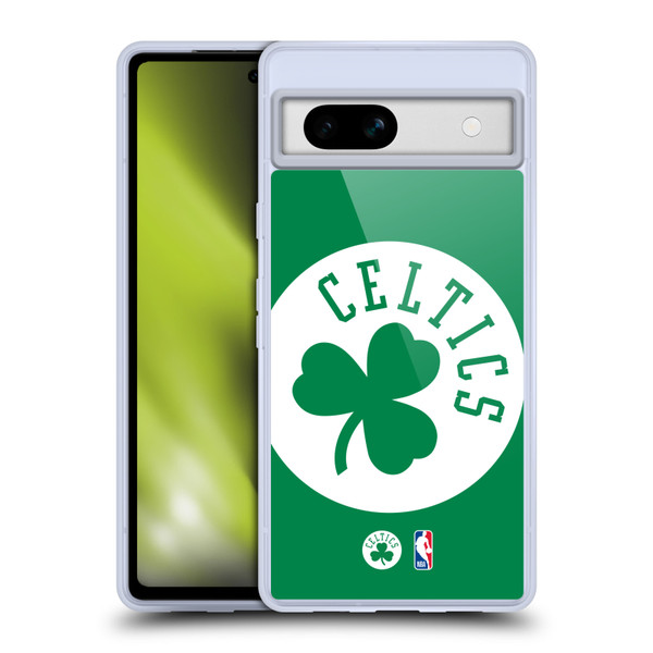 NBA Boston Celtics Logo Oversized Soft Gel Case for Google Pixel 7a