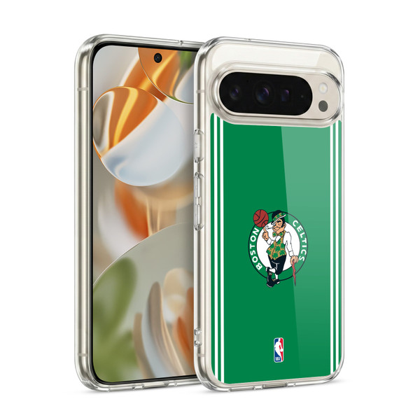 NBA Boston Celtics Logo Green Design Soft Gel Case for Google Pixel 9 / Pixel 9 Pro
