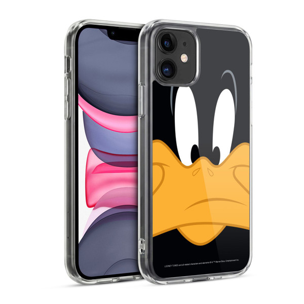 Looney Tunes Full Face Daffy Duck Soft Gel Case for Apple iPhone 11