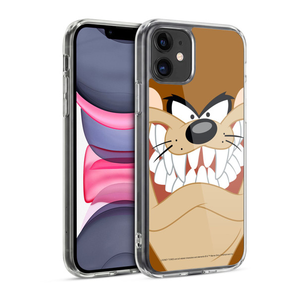 Looney Tunes Full Face Tasmanian Devil Soft Gel Case for Apple iPhone 11