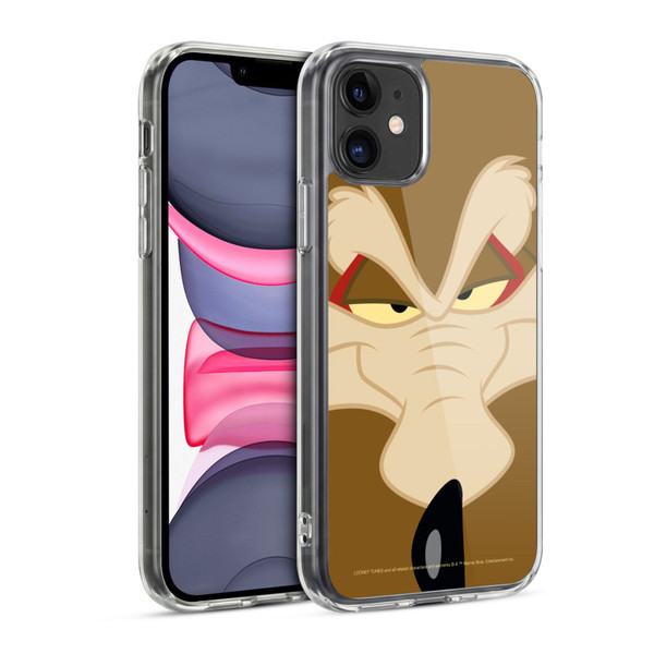 Looney Tunes Full Face Wile E. Coyote Soft Gel Case for Apple iPhone 11