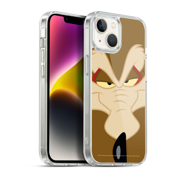 Looney Tunes Full Face Wile E. Coyote Soft Gel Case for Apple iPhone 14