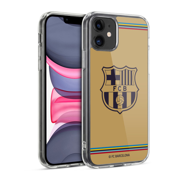 FC Barcelona 2022/23 Crest Kit Away Soft Gel Case for Apple iPhone 11