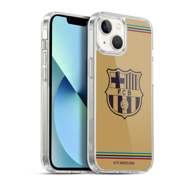FC Barcelona 2022/23 Crest Kit Away Soft Gel Case for Apple iPhone 13