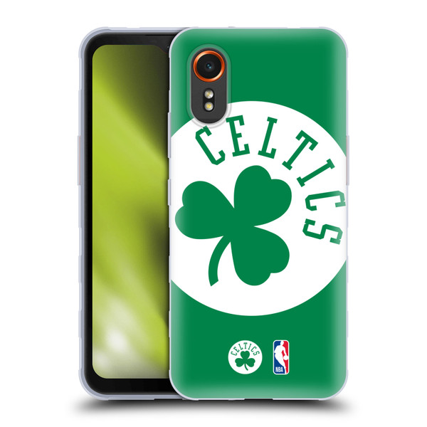 NBA Boston Celtics Logo Oversized Soft Gel Case for Samsung Galaxy Xcover7 5G