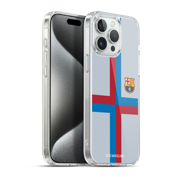 FC Barcelona 2022/23 Crest Kit Third Soft Gel Case for Apple iPhone 15 Pro Max & MagSafe
