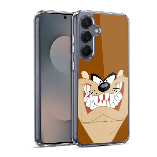 Looney Tunes Full Face Tasmanian Devil Soft Gel Case for Samsung Galaxy S25 & MagSafe
