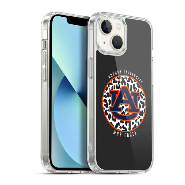 Auburn University AU Auburn University Art War Eagle Soft Gel Case for Apple iPhone 13