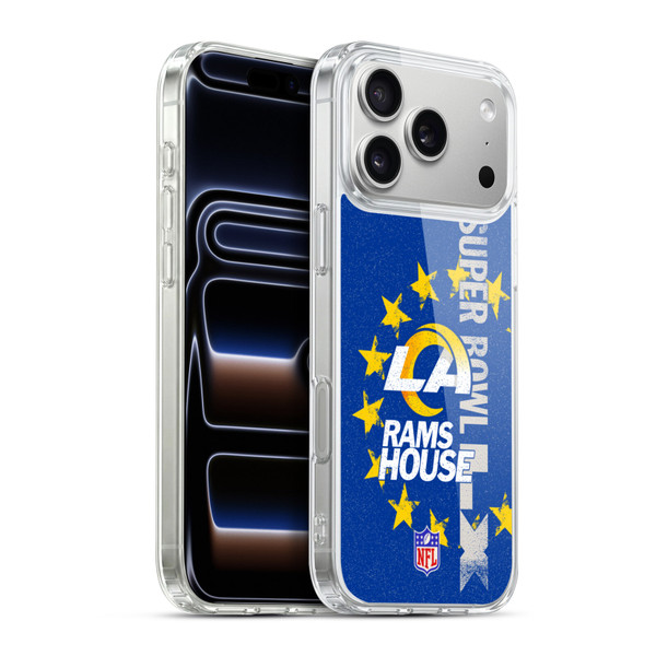 NFL 2026 Super Bowl LX Rams House Soft Gel Case for Apple iPhone 17 Pro Max
