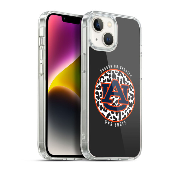 Auburn University AU Auburn University Art War Eagle Soft Gel Case for Apple iPhone 14